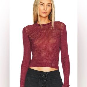 NWT Free People H2O Crew Pullover M